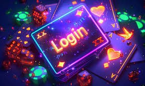 Layar login dan verifikasi akun binar4d di aplikasi mobile